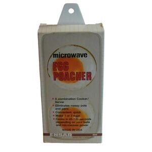 Ensar Corp Microwave Egg Poacher NIB #869 USA Vintage